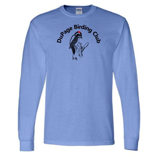 DuPage Birding Club Adult Imprinted Long Sleeve T-Shirt with Full Front - Image 3