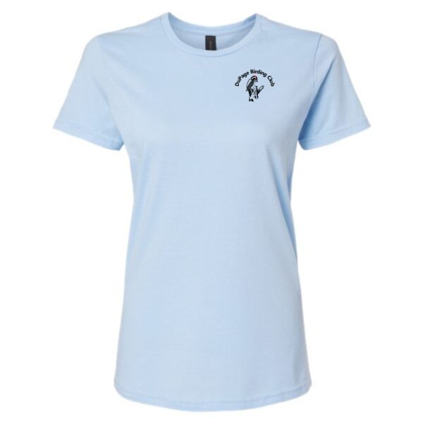 DuPage Birding Club Ladies Imprinted T-Shirt with Left Chest - Image 2