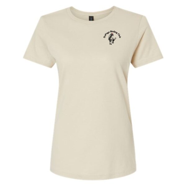DuPage Birding Club Ladies Imprinted T-Shirt with Left Chest - Image 3