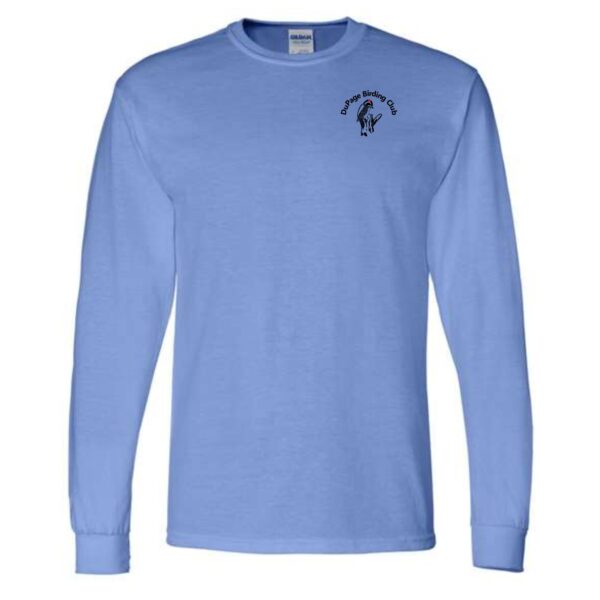 DuPage Birding Club Adult Imprinted Long Sleeve T-Shirt with Left Chest - Image 3