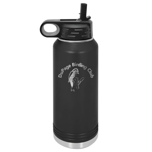 DuPage Birding Club Engraved 32 oz. Water Bottle - Image 2