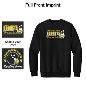 Harvard HS Bowling Heavyweight Fleece Crew (Oversized fit)