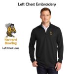 Harvard HS Bowling Pinpoint Mesh 1/2-Zip