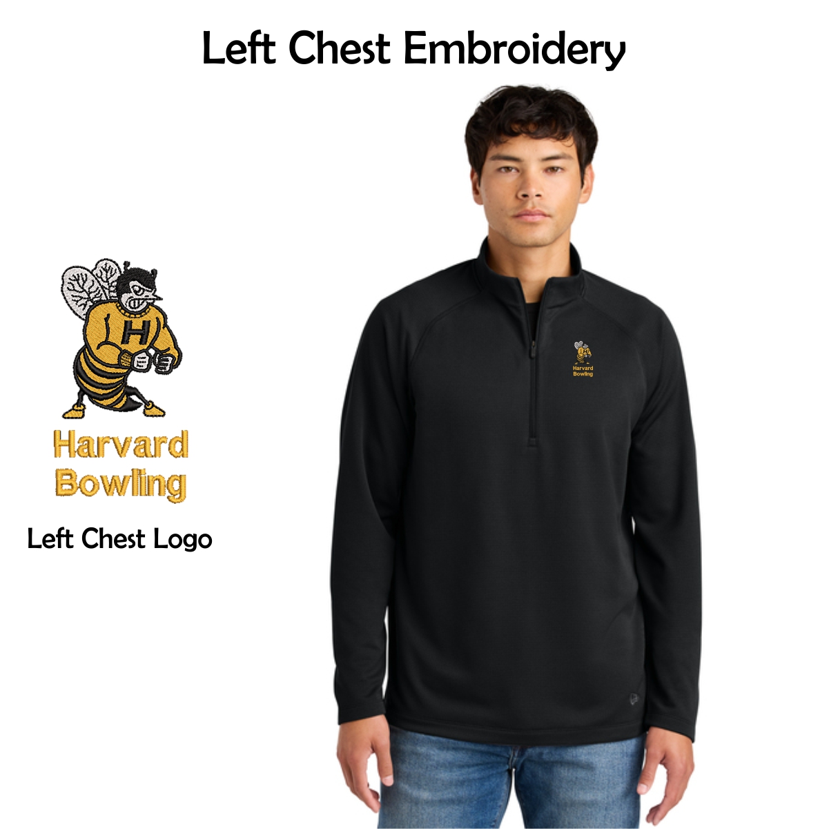 Harvard HS Bowling Stand Out 1/4-Zip