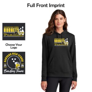 Harvard HS Bowling Ladies Nike Pullover Hoodie