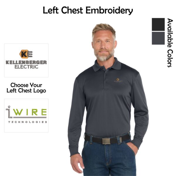 Kellenberger Electric/IWire CornerStone Long Sleeve Polo