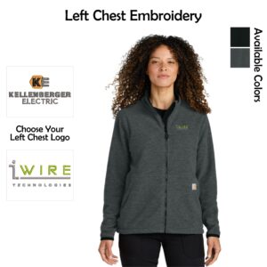 Kellenberger Electric/IWire Ladies Carhartt Textured Fleece Jacket