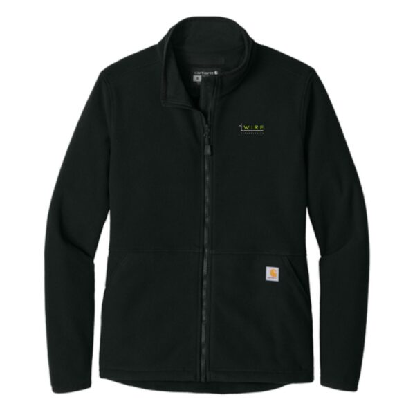 Kellenberger Electric/IWire Ladies Carhartt Textured Fleece Jacket - Image 2