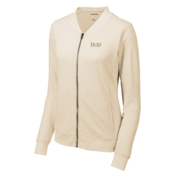 Kellenberger Electric/IWire Ladies Sport-Tek French Terry Bomber - Image 3
