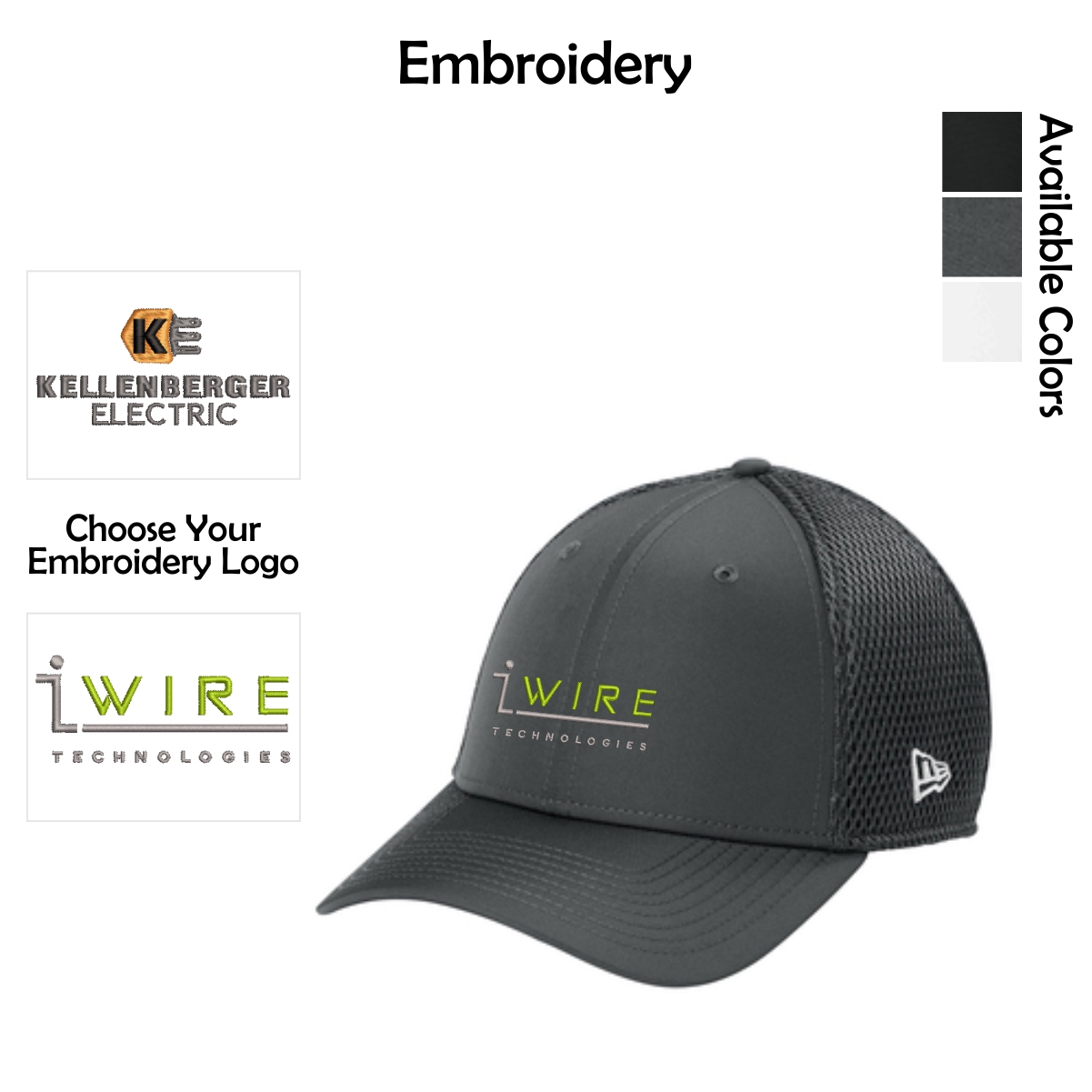 Kellenberger Electric/IWire New Era Performance Stretch Mesh Cap