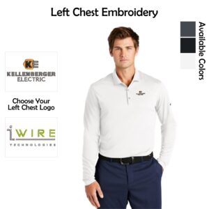 Kellenberger Electric/IWire Nike Long Sleeve Polo