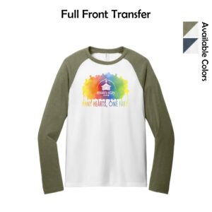 Main Stay Therapeutic Farm Adult Allmade Long Sleeve Colorblock Raglan