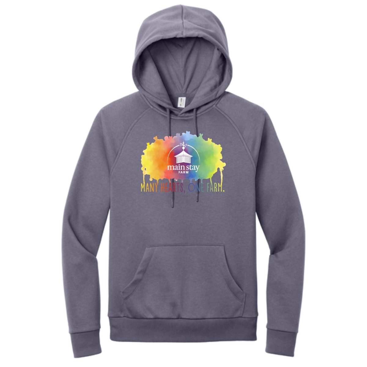 Main Stay Therapeutic Farm Adult Allmade Fleece Pullover Hoodie - Image 2