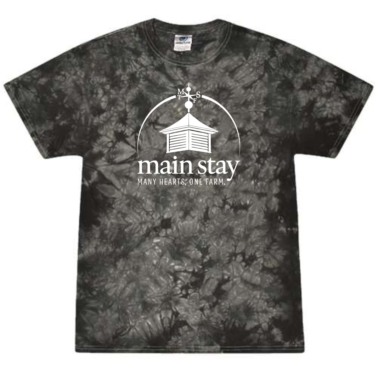 Main Stay Therapeutic Farm Adult & Youth Crystal Wash T-Shirt - Image 2