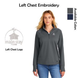 Main Stay Therapeutic Farm Ladies New Era 1/4-Zip