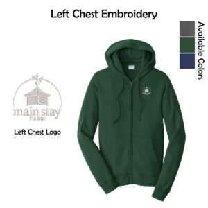 Main Stay Therapeutic Farm Adult Full-Zip Hooded Sweatshirt