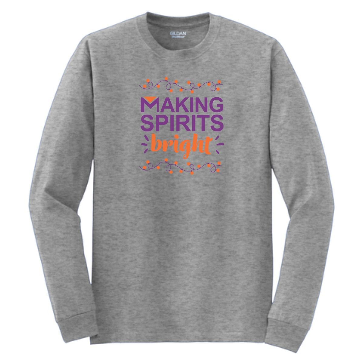 Marklund .Holiday Making Spirits Bright Long Sleeve T-Shirt - Image 3