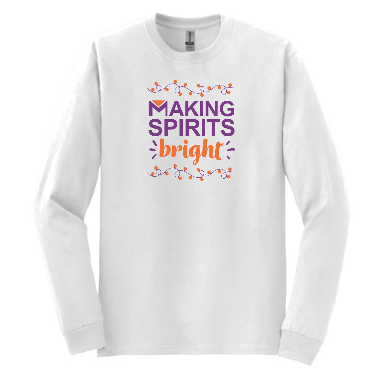 Marklund .Holiday Making Spirits Bright Long Sleeve T-Shirt - Image 4