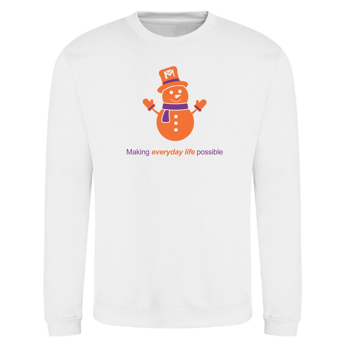 Marklund .Holiday Snowman College Crew - Image 2