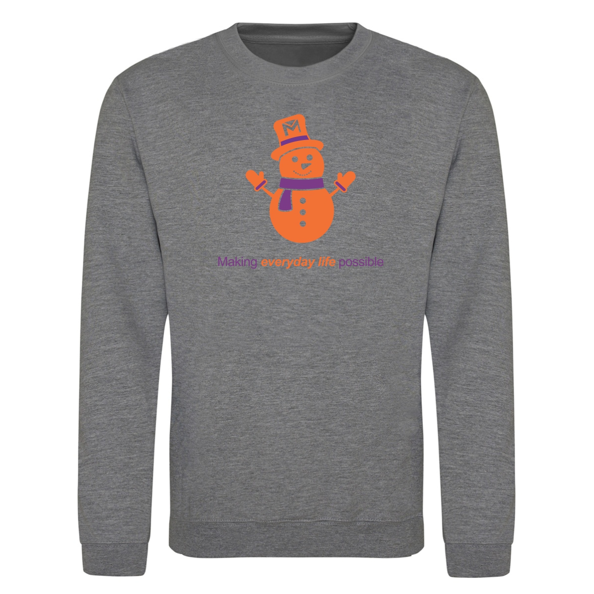 Marklund .Holiday Snowman College Crew - Image 3