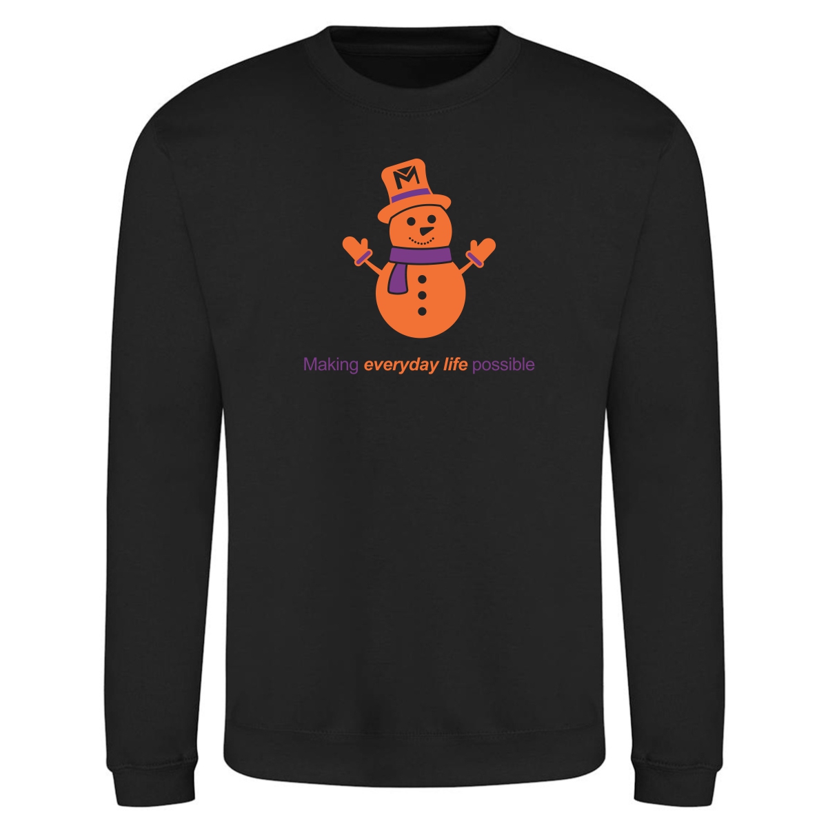 Marklund .Holiday Snowman College Crew - Image 4