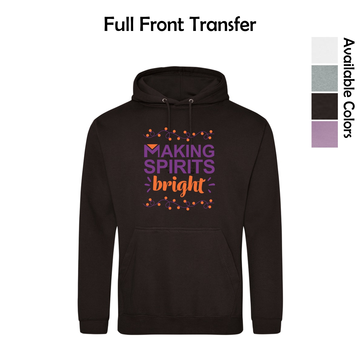 Marklund .Holiday Making Spirits Bright College Hoodie