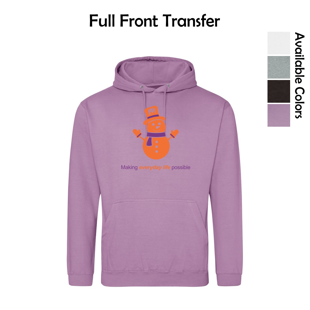 Marklund .Holiday Snowman College Hoodie