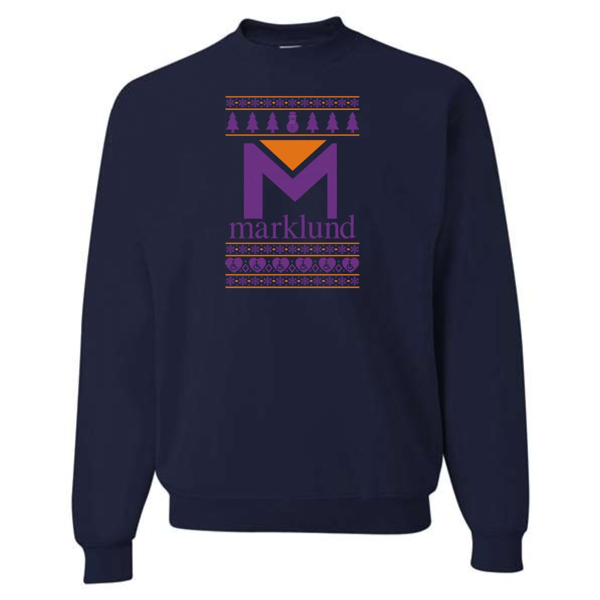 Marklund .Holiday Ugly Sweater Crewneck Sweatshirt - Image 4