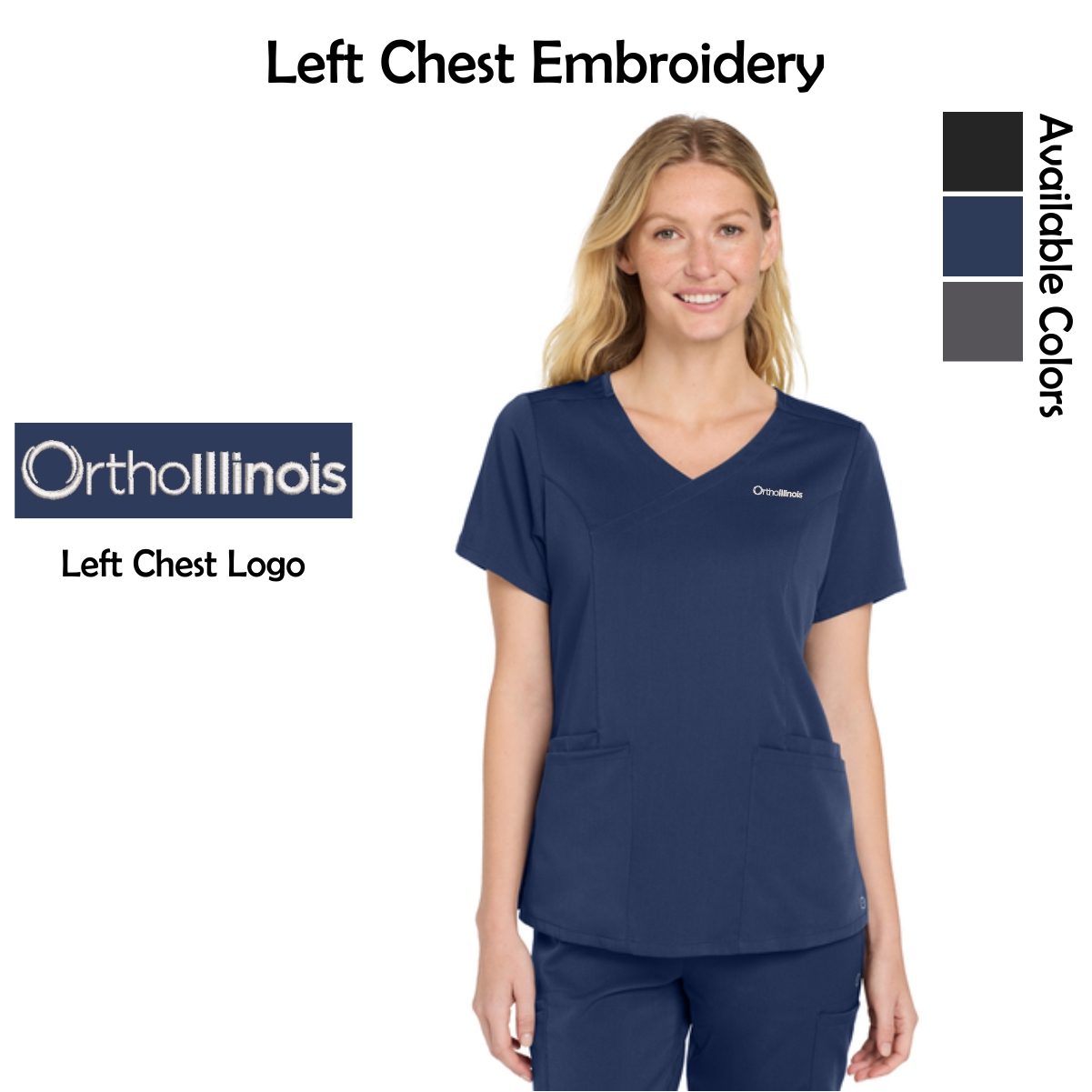 OrthoIllinois Women’s Wink® Premiere Flex™ Mock Wrap Top