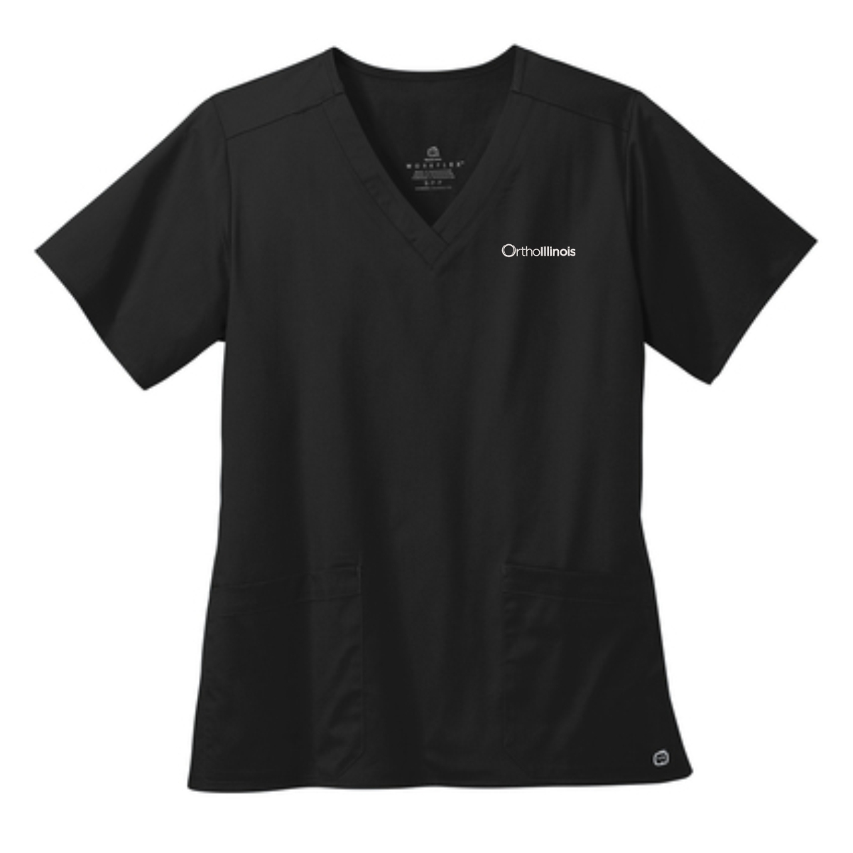 OrthoIllinois Women’s Wink® WorkFlex V-Neck Top - Image 2