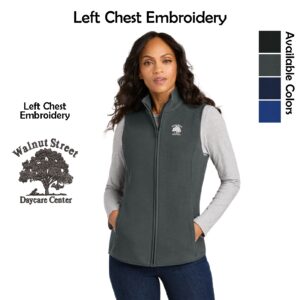 Walnut Street Daycare Center Ladies Fleece Vest