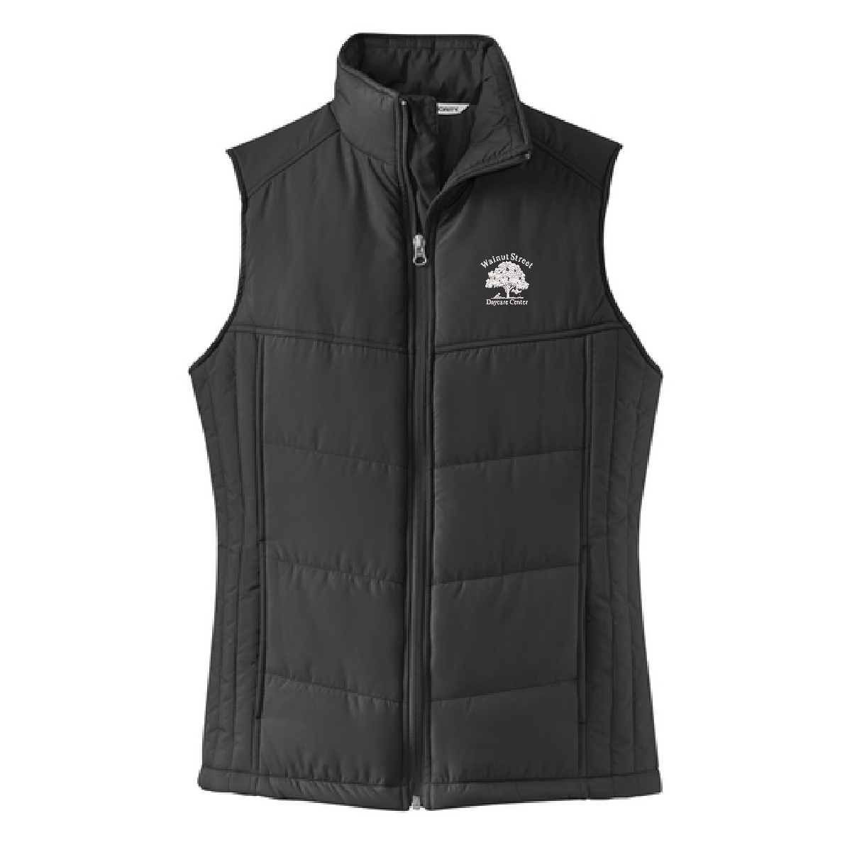 Walnut Street Daycare Center Ladies Puffy Vest - Image 2
