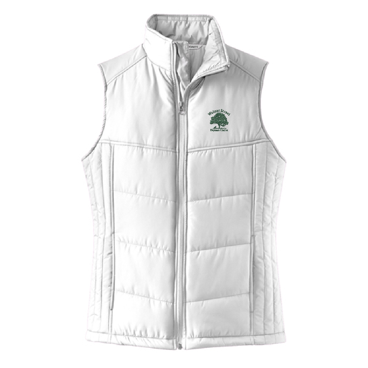 Walnut Street Daycare Center Ladies Puffy Vest - Image 7