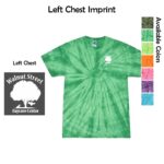 Walnut Street Daycare Center Tie-Dyed T-Shirt