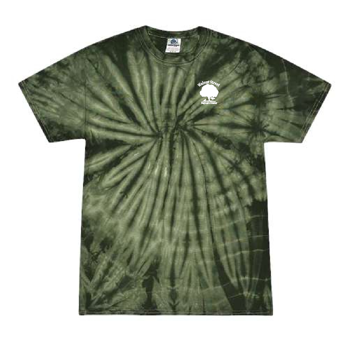 Walnut Street Daycare Center Tie-Dyed T-Shirt - Image 2
