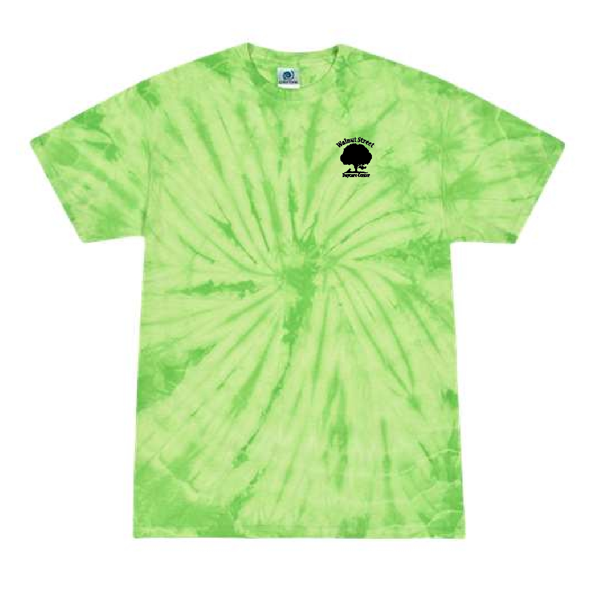 Walnut Street Daycare Center Tie-Dyed T-Shirt - Image 4