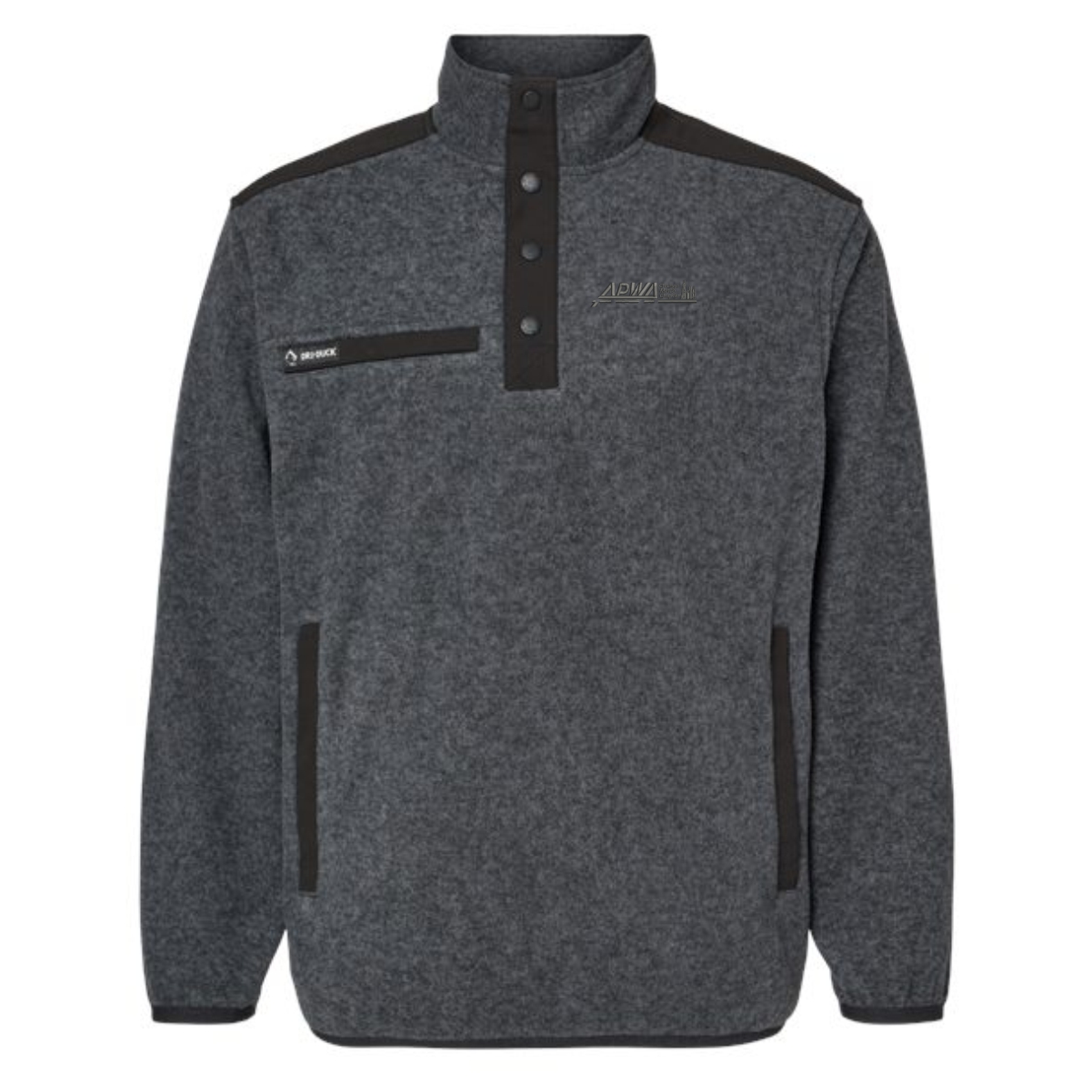 APWA Chicago Metro DRI DUCK Fleece Pullover - Image 2