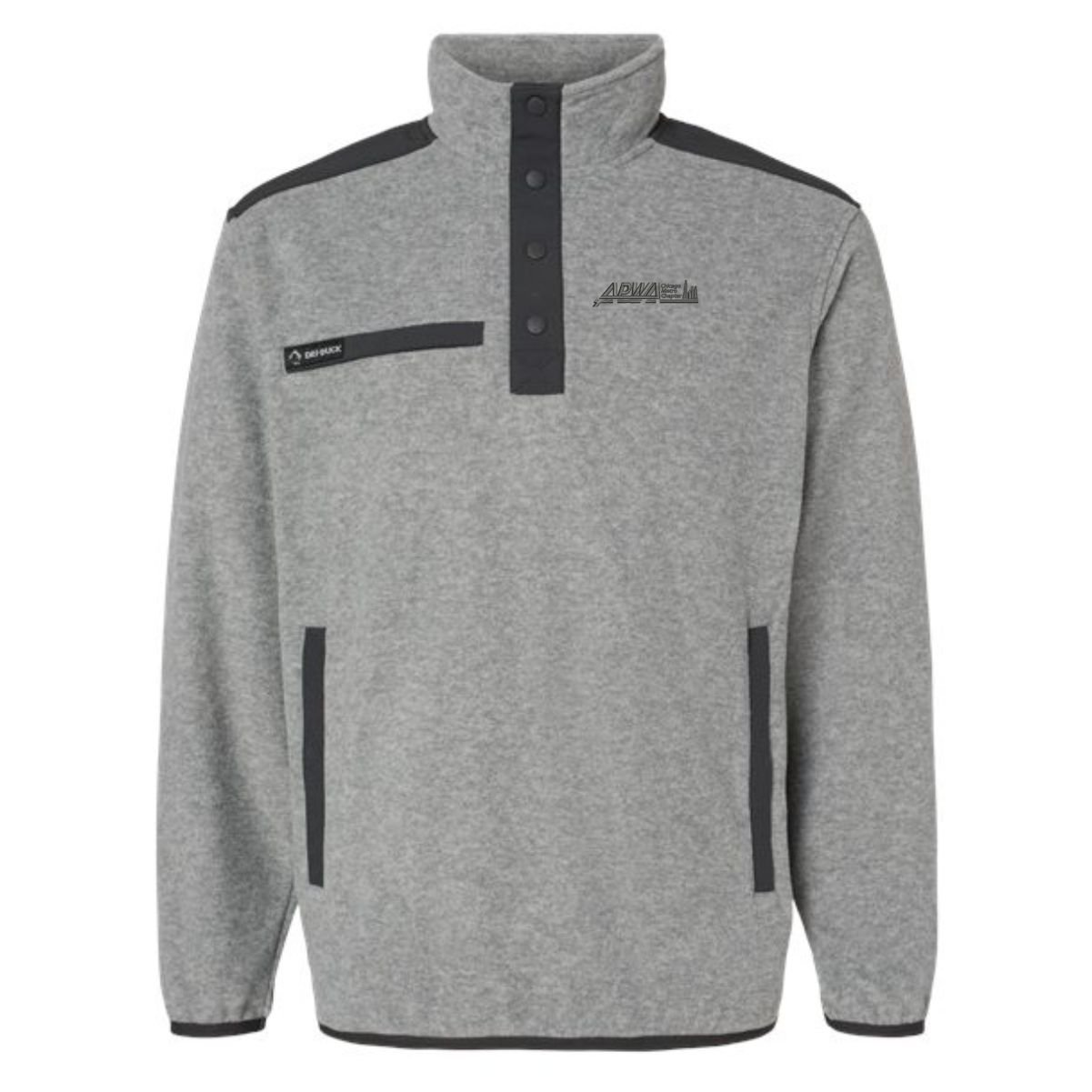 APWA Chicago Metro DRI DUCK Fleece Pullover - Image 3