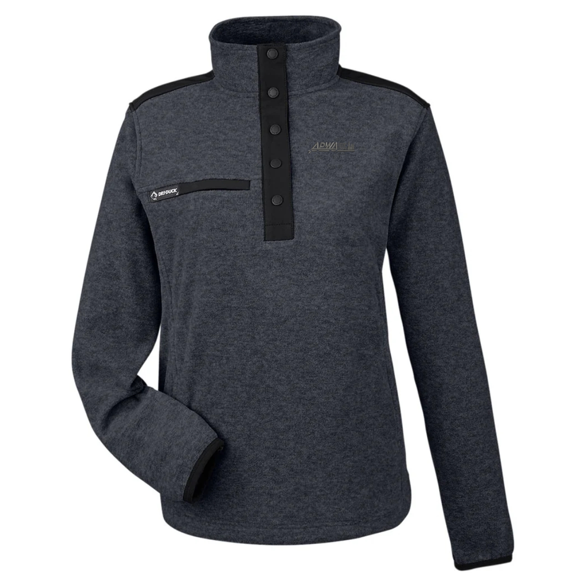 APWA Chicago Metro Ladies DRI DUCK Fleece Pullover - Image 2