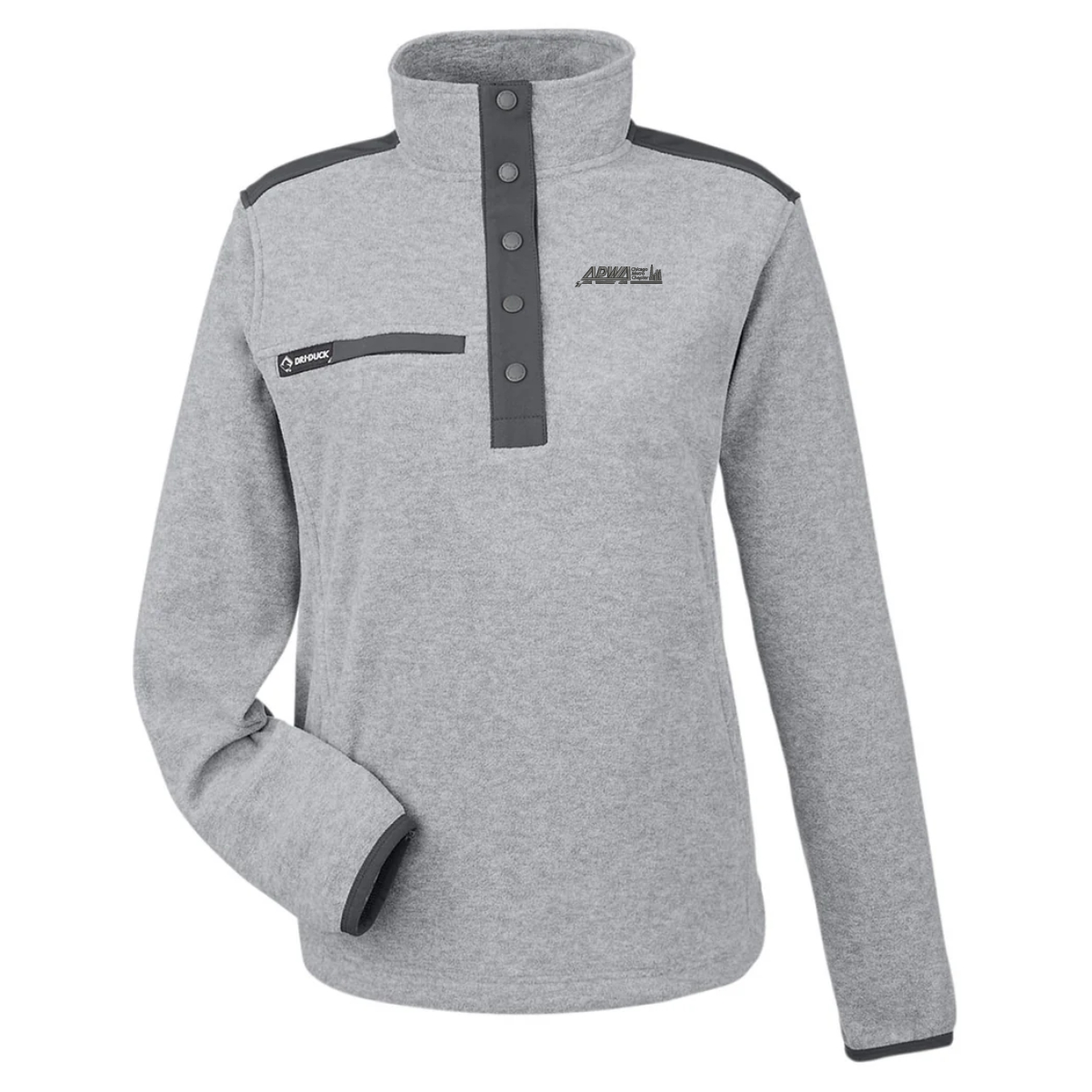 APWA Chicago Metro Ladies DRI DUCK Fleece Pullover - Image 3