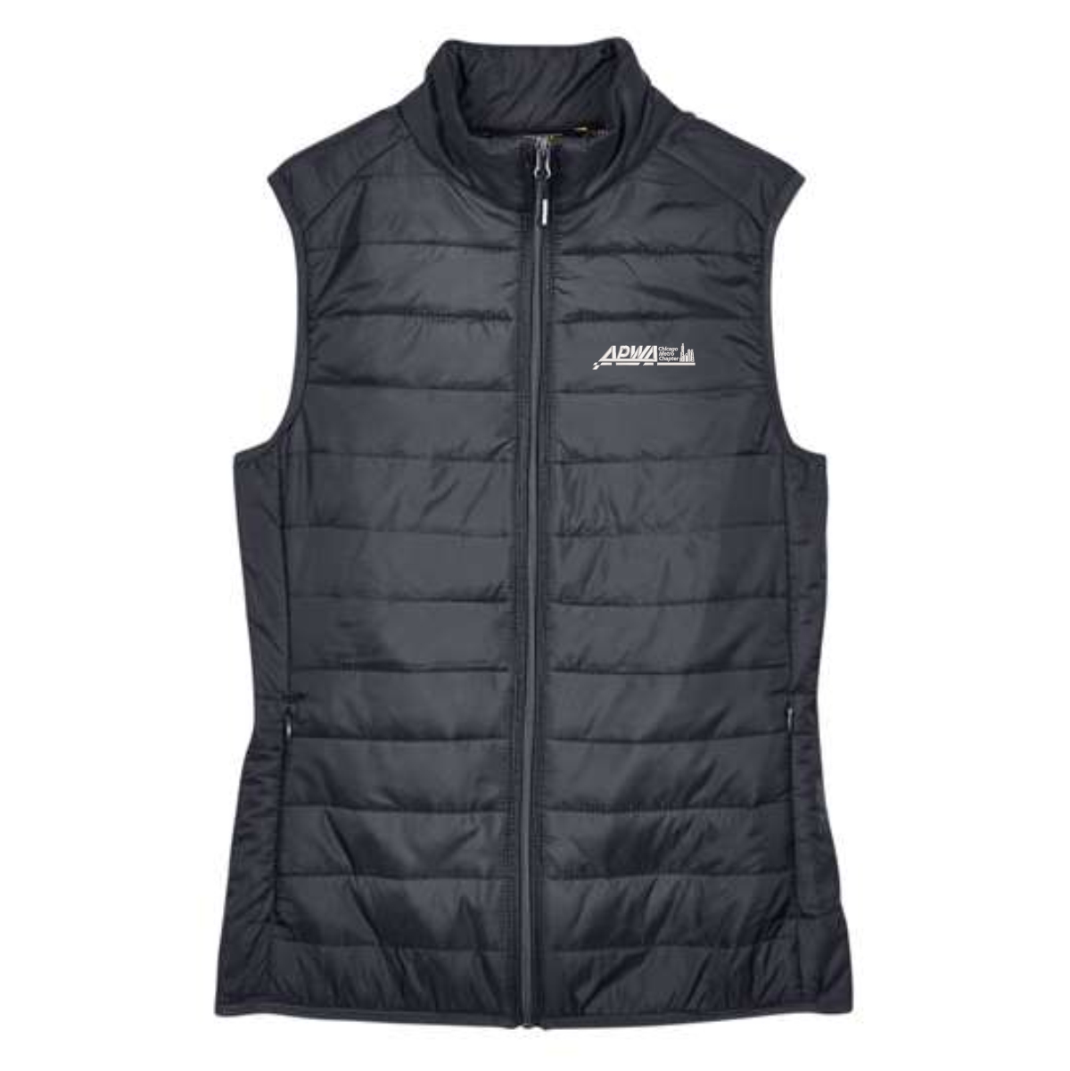APWA Chicago Metro Ladies CORE365 Packable Puffer Vest - Image 3