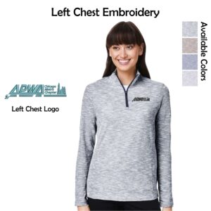 APWA Chicago Metro Ladies North End Quarter-Zip Pullover