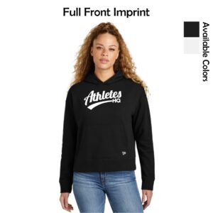 Athletes HQ Ladies Fleece Pullover Hoodie with Logo 1