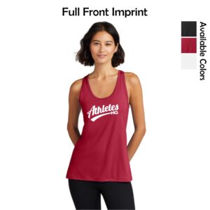 Athletes HQ Ladies Performance Tank with Logo 1