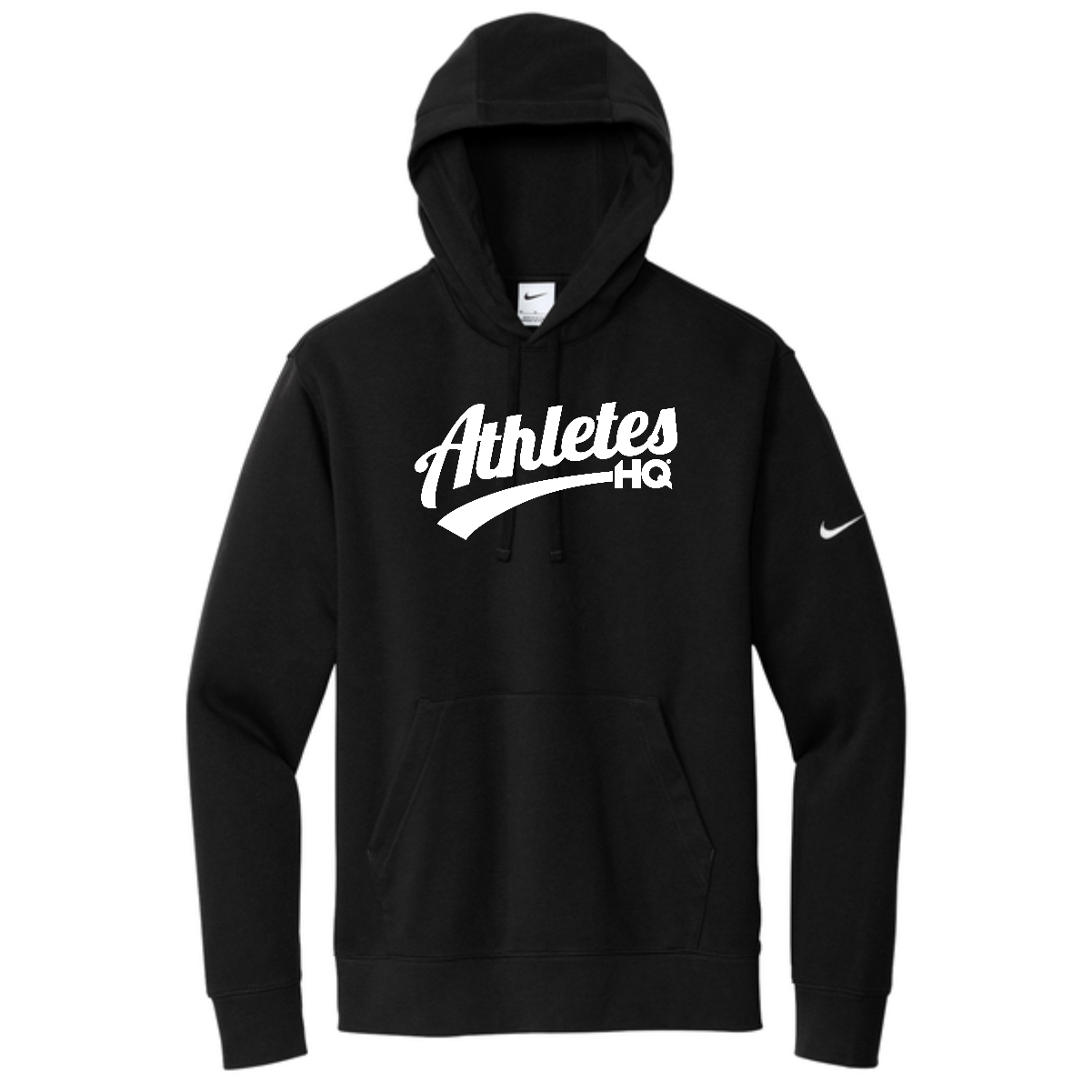 Athletes HQ Adult Nike Pullover Hoodie with Logo 1 - Image 2