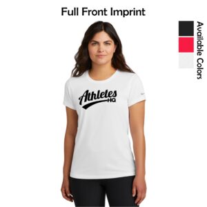 Athletes HQ Ladies Nike Tee with Logo 1