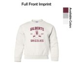 Gilberts Elementary School Youth Crewneck Sweatshirt with Logo 1