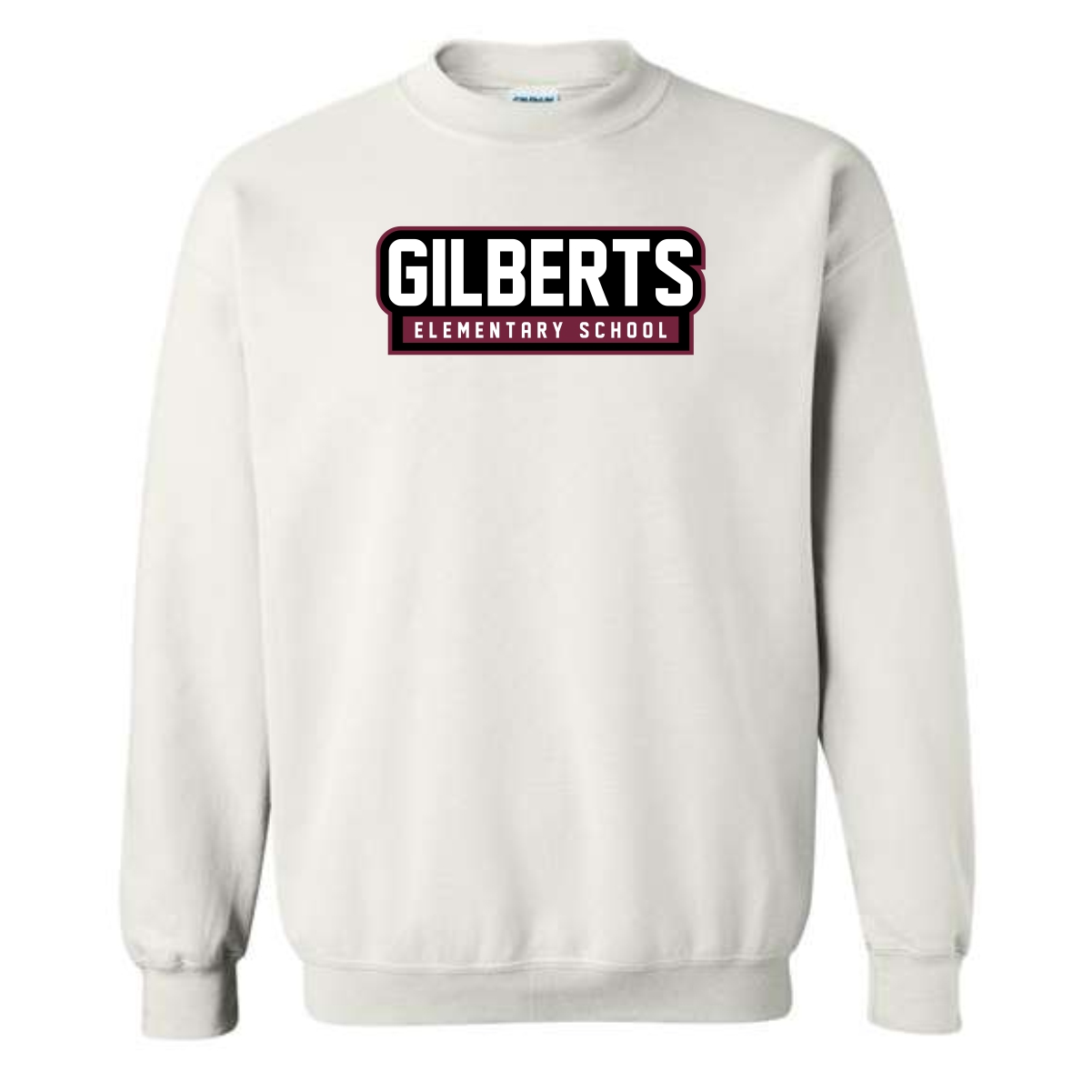 Gilberts Elementary School Adult Crewneck Sweatshirt with Logo 2 - Image 5