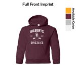 Gilberts Elementary School Youth Hooded Sweatshirt with Logo 1