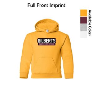 Gilberts Elementary School Youth Hooded Sweatshirt with Logo 2
